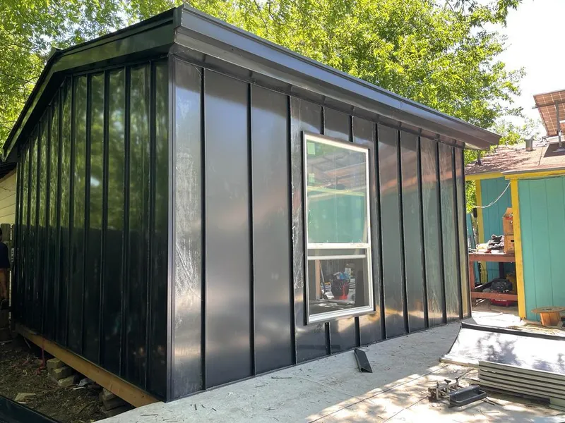 Black standing seam metal wall panels for Roof Inspection in Bayonne